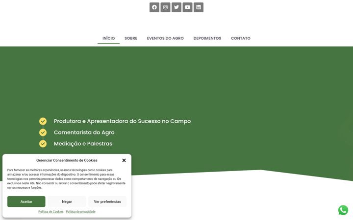 Screenshot ta' fabeliaoliveira.com.br