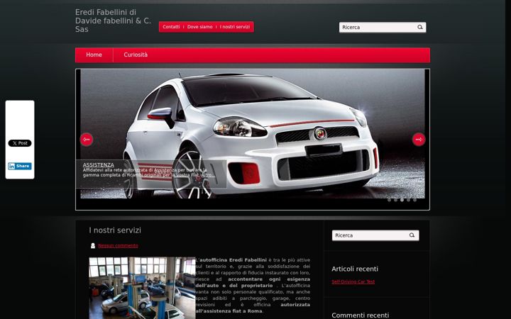 Screenshot of fabellini.com