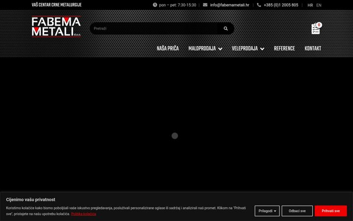 Screenshot of fabemametali.hr