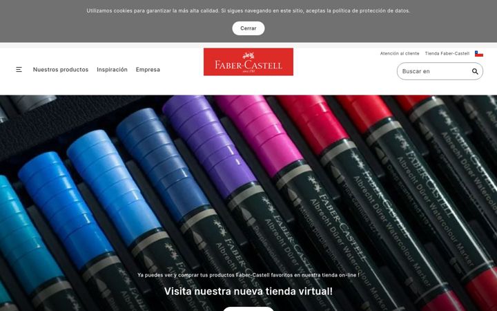 Screenshot of faber-castell.cl