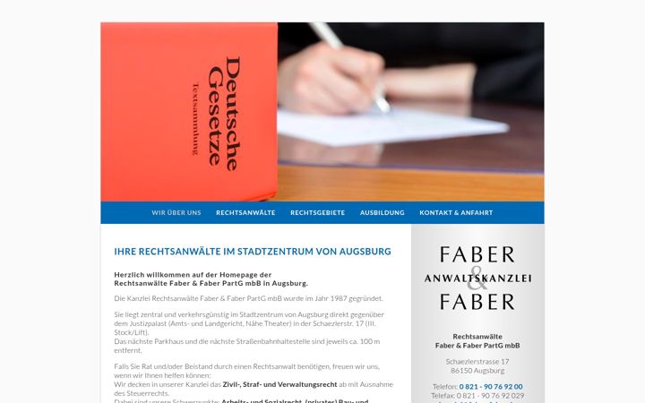 Screenshot of faber-faber.de