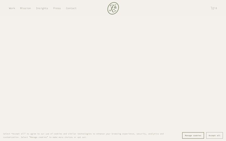 Screenshot of faber.design