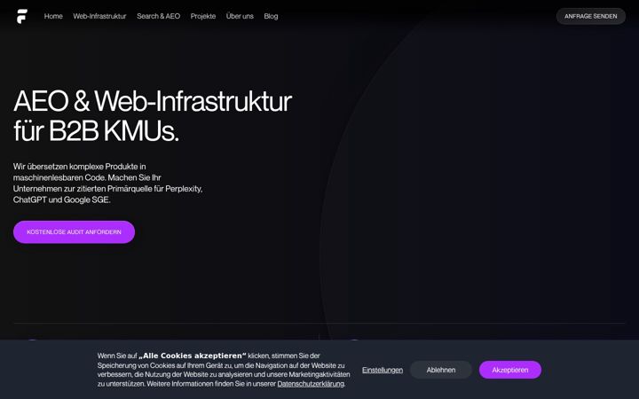 Screenshot of faberandfriends.de