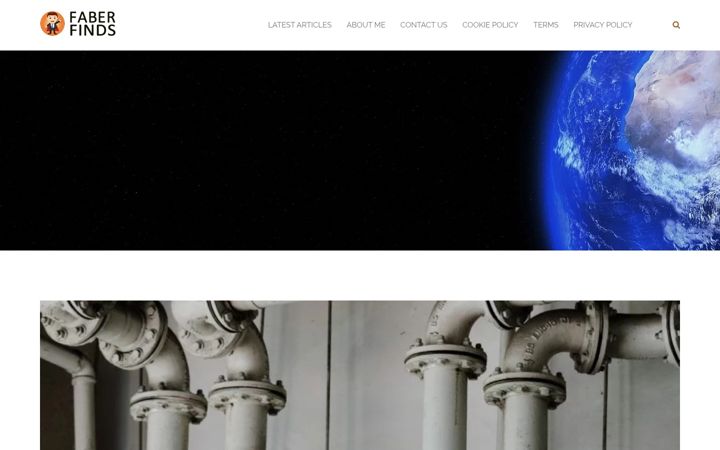 Screenshot of faberfinds.co.uk