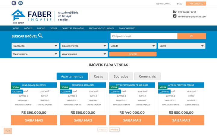 Screenshot ta' faberimoveis.com.br