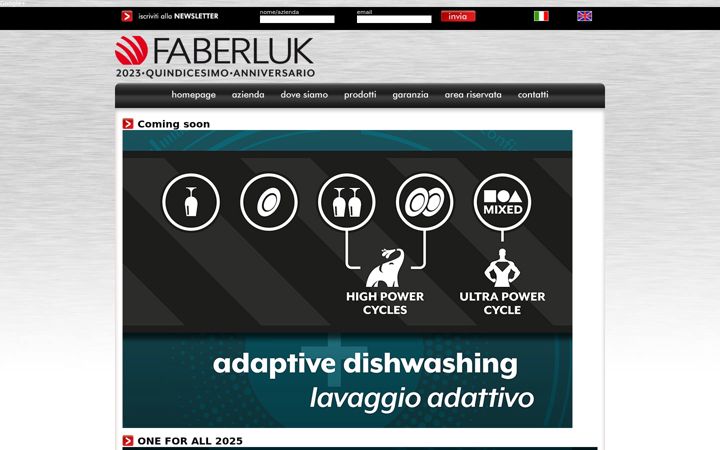 Screenshot of faberluk.it