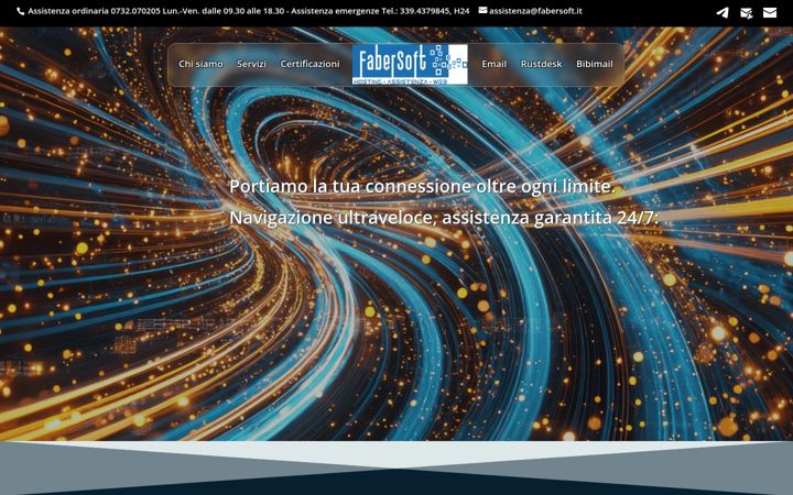 Screenshot of fabersoft.it