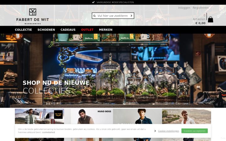 Screenshot ta' fabertdewit.nl