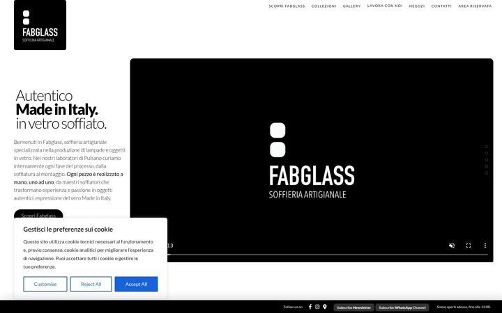 Screenshot of fabglass.it