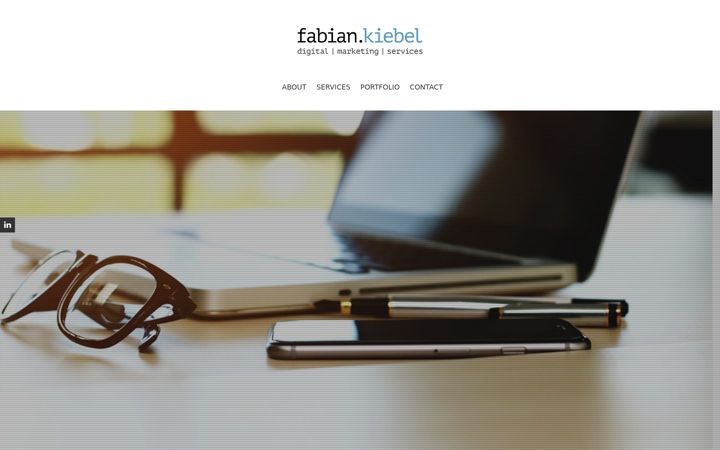 Captura de pantalla de fabian-kiebel.de