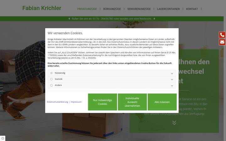 Screenshot of fabian-krichler-umzuege.de