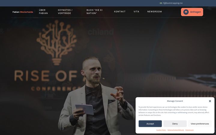 Screenshot of fabian-westerheide.de