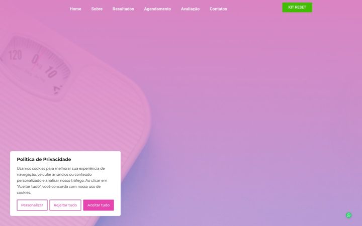 Screenshot of fabianamentora.com.br
