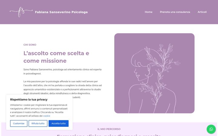 Screenshot of fabianasanseverino.it