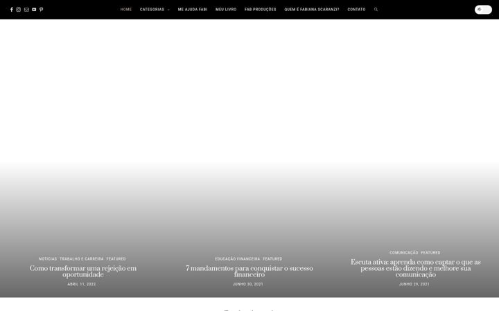 Screenshot of fabianascaranzi.com.br