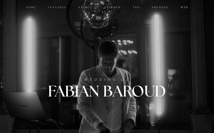 Ekraanipilt saidist fabianbaroud.de