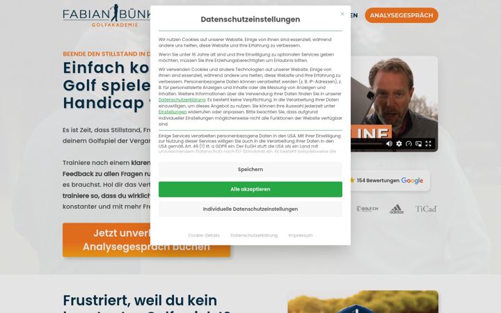 Ekraanipilt saidist fabianbuenker.de
