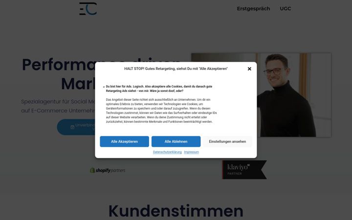 Screenshot of fabianenders-ecommerce.de