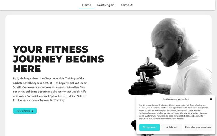 Screenshot of fabianferraro.de