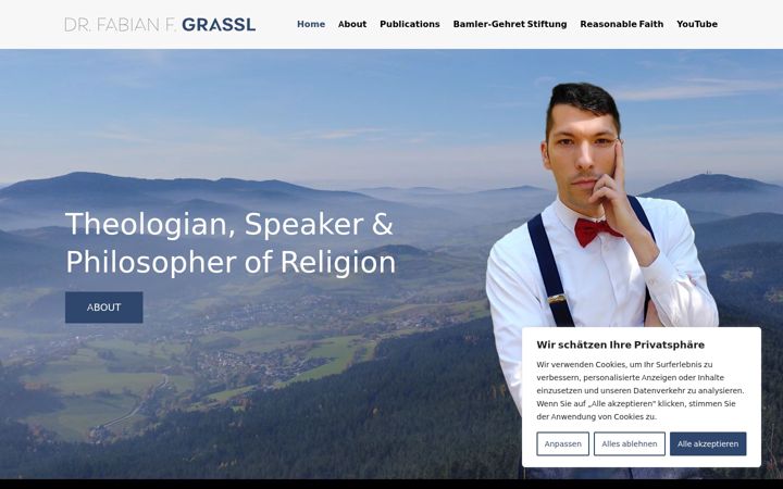 Screenshot of fabiangrassl.org