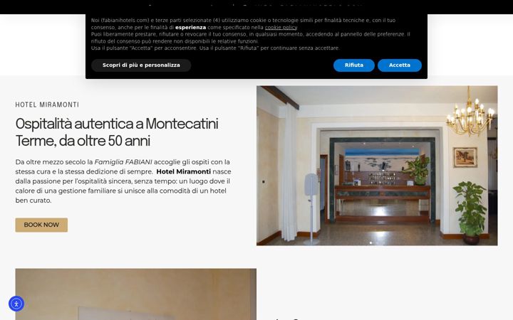 Screenshot of fabianihotels.com
