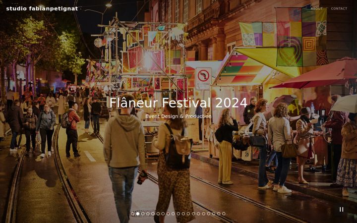 Screenshot of fabianpetignat.ch