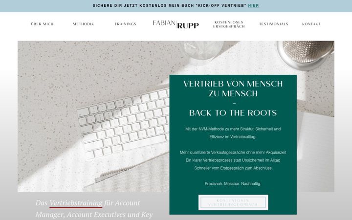 Screenshot of fabianrupp.de