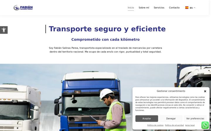 Screenshot of fabiansalinasperea.com