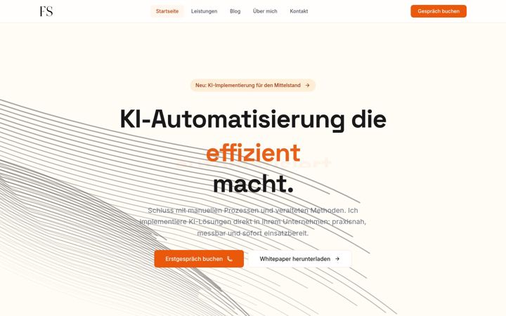 Screenshot of fabianstegmaier.com