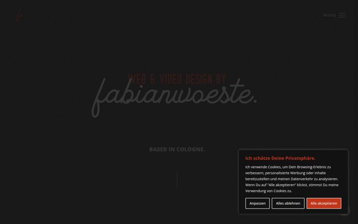 Screenshot of fabianwoeste.com