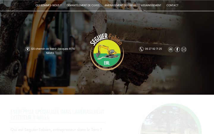 Screenshot of fabien-seguier.fr