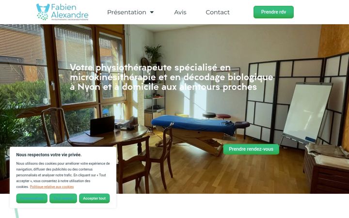 Screenshot of fabienalexandre.ch