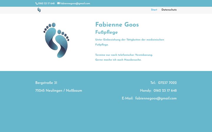 Screenshot of fabiennegoos.de