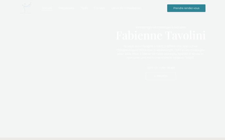 Screenshot of fabiennetavolini.ch