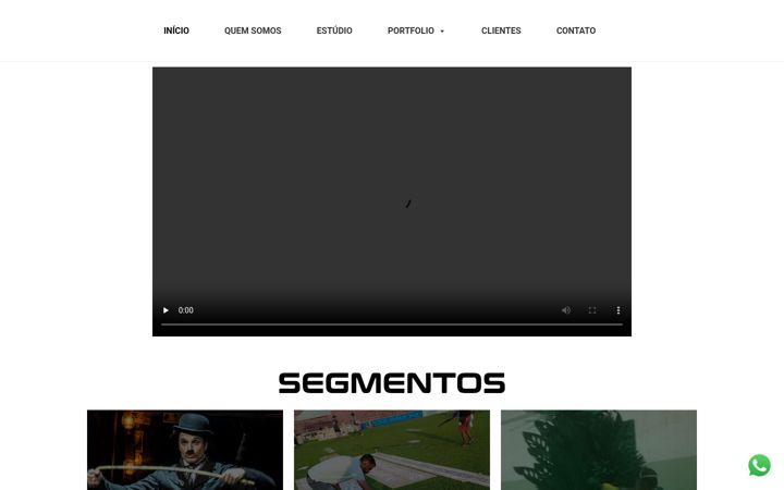Snímek obrazovky fabincenografia.com.br