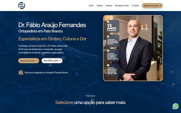Screenshot of fabioaraujofernandes.com.br