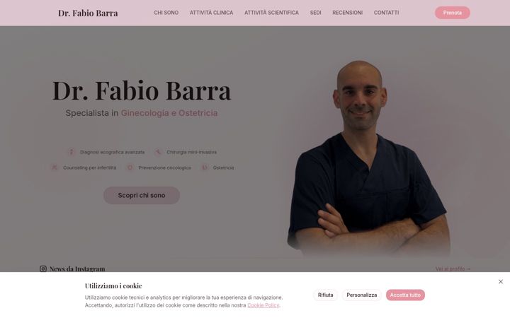 Screenshot von fabiobarra.it
