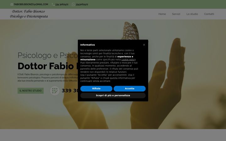 Screenshot von fabiobisonzopsicologo.it