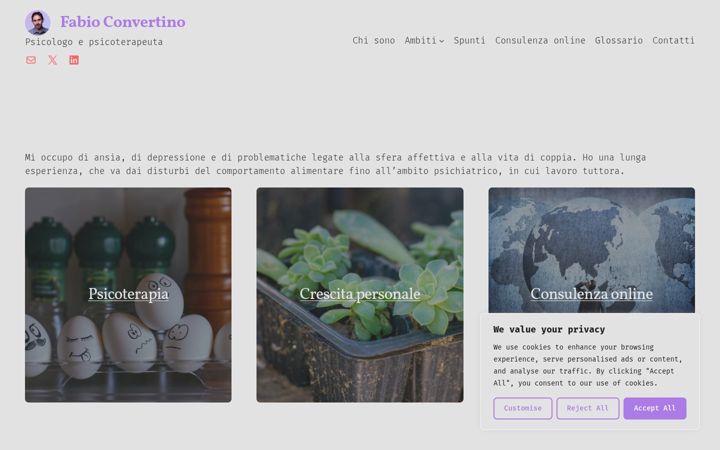Képernyőkép: fabioconvertino.it