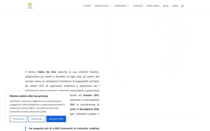 Screenshot of fabiodefeo.it