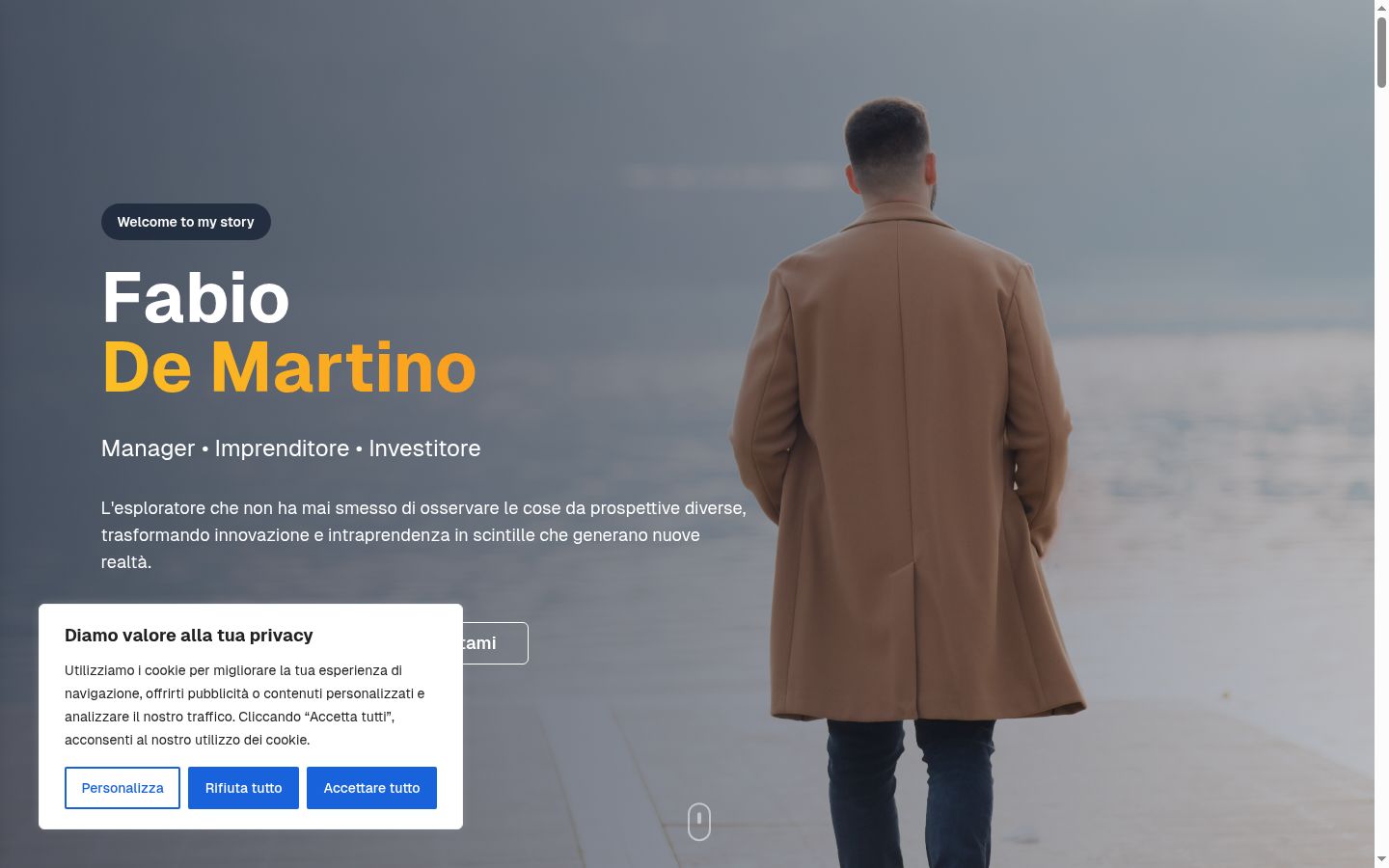 Sutikimo reklamjuostės, rodytos prieš bet kokią sąveiką, ekrano kopija