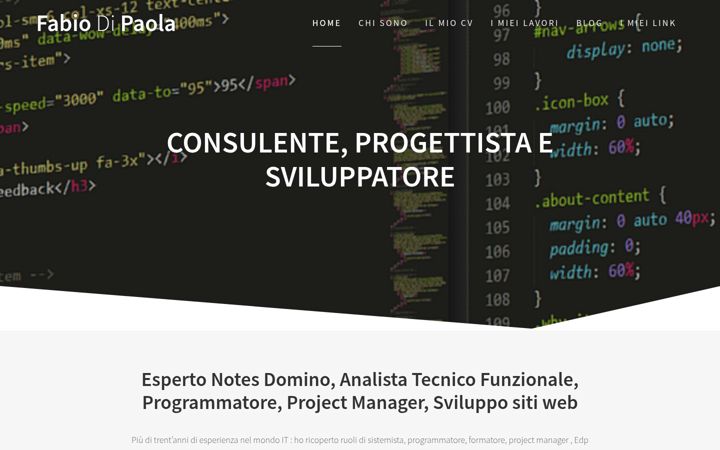 Screenshot of fabiodipaola.it