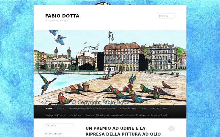 Screenshot von fabiodotta.it