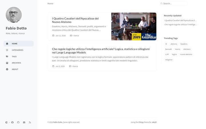 Screenshot von fabiodotto.it