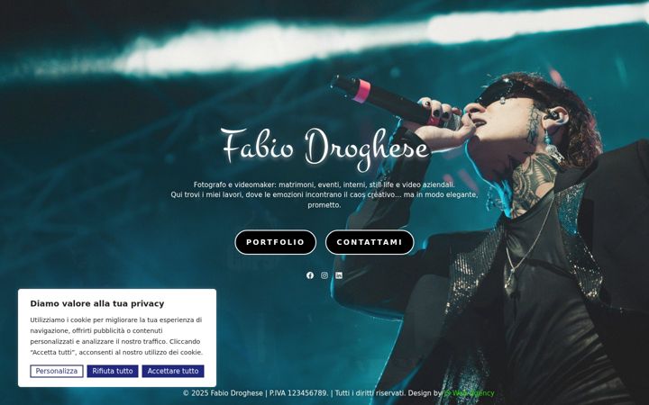 Screenshot of fabiodroghese.com