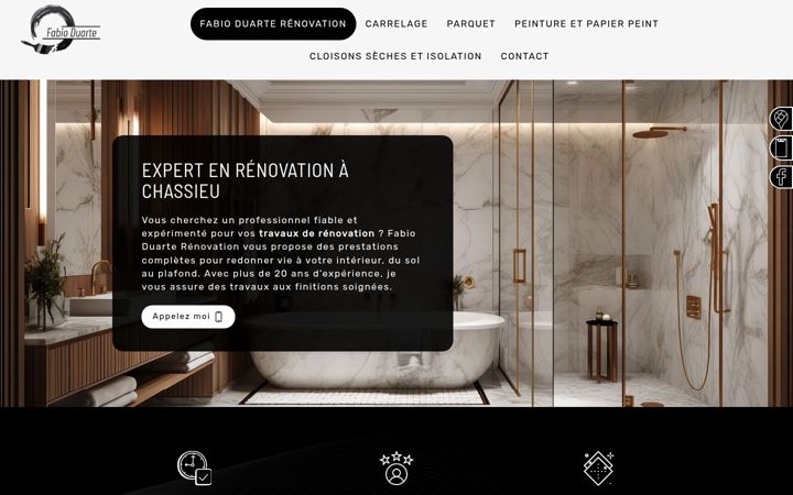 Screenshot of fabioduarterenovation.fr