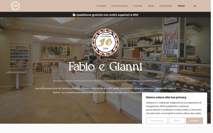 Screenshot of fabioegianni.com