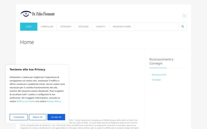 Screenshot of fabiofiormonte.it