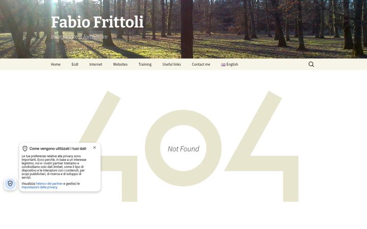 Screenshot of fabiofrittoli.altervista.org