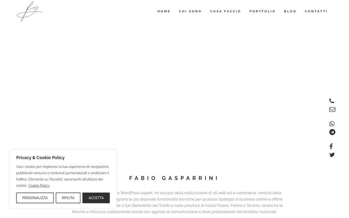 Screenshot of fabiogasparrini.net